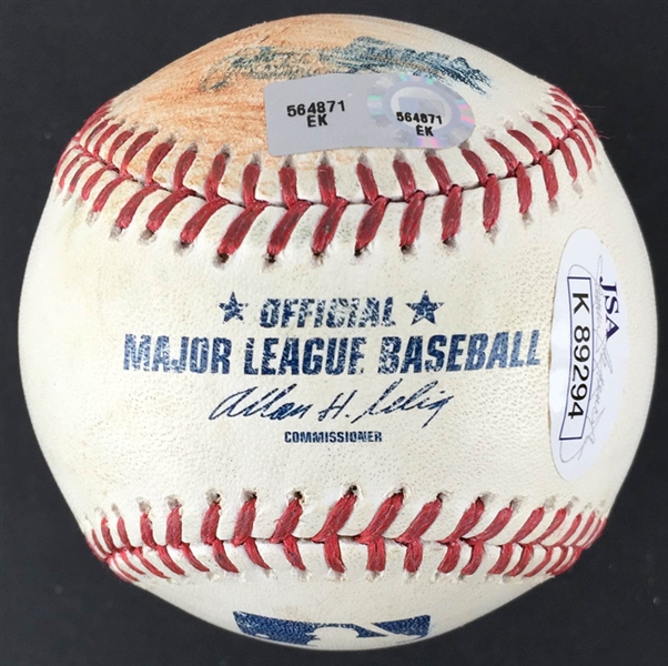 Jose Fernandez Autographed MLB Baseball - Miami Marlins - JSA