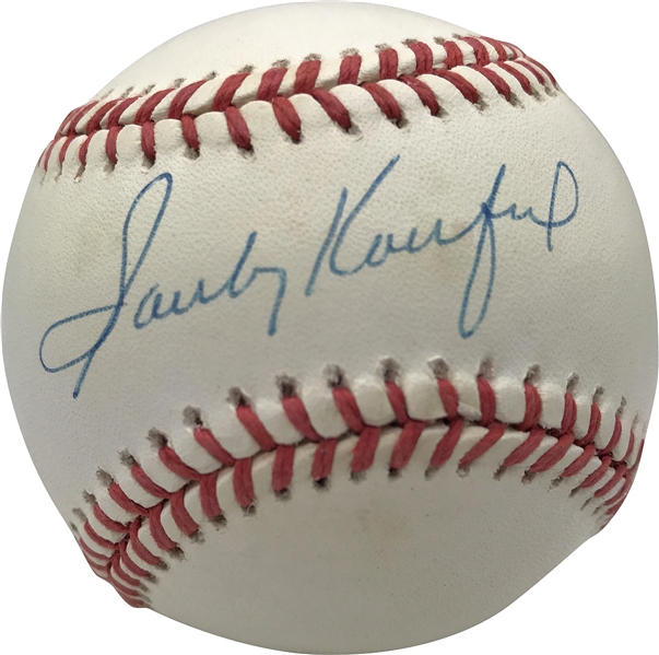 Sandy Koufax Signed ONL Baseball (JSA)