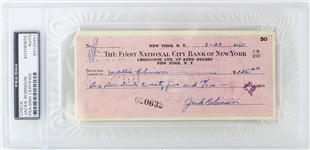 Jackie Robinson Signed 1960 Bank Check (PSA/DNA Encapsulated)