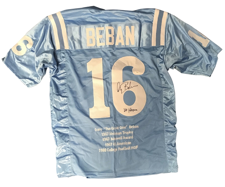 Gary Beban Signed UCLA Custom Jersey (JSA)