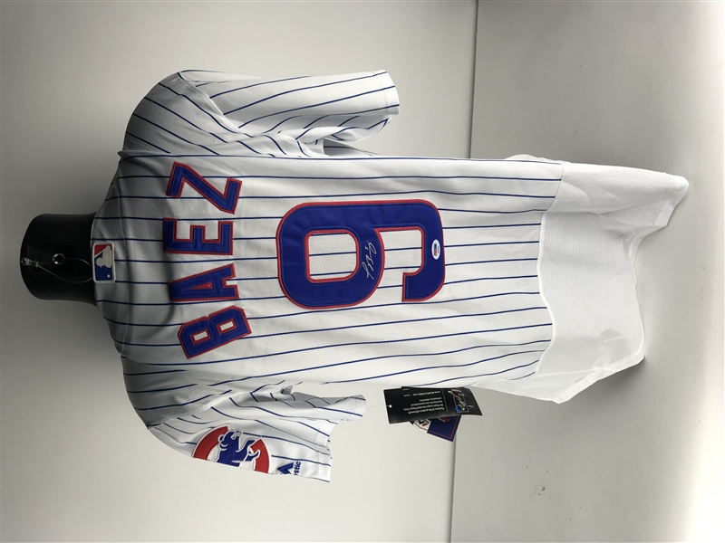 Javier Báez Signed Chicago Cubs On Field Style Jersey (PSA/DNA )