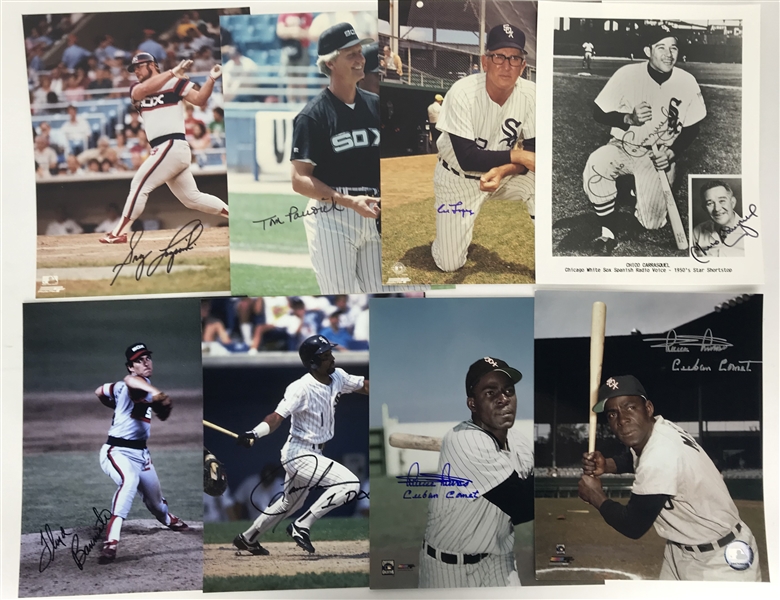 Lot of Twenty (20) Chicago White Sox 8" x 10" Photos w/ Ventura, Appling, Lopez & Others!