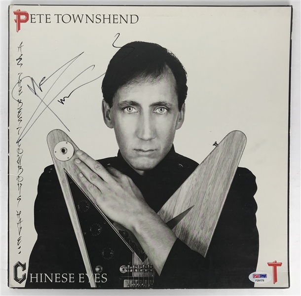 The Who: Pete Townshend Signed Solo Album (PSA/DNA)