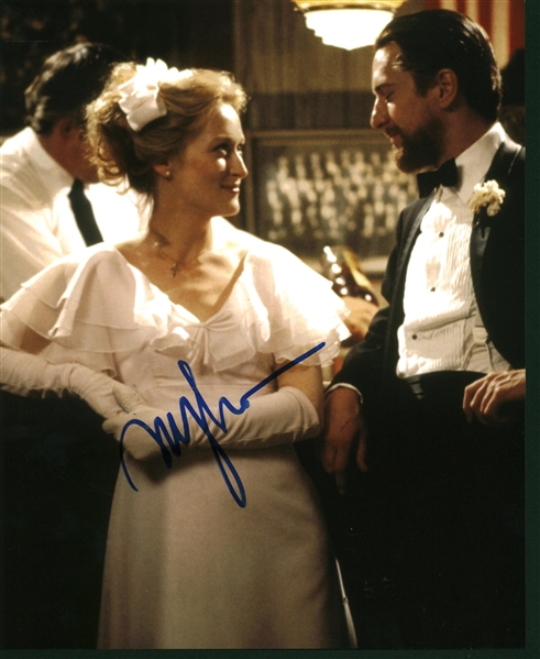 Meryl Streep Rare Signed 8" x 10" Photograph w/ Robert DeNiro! (Beckett/BAS Guaranteed)