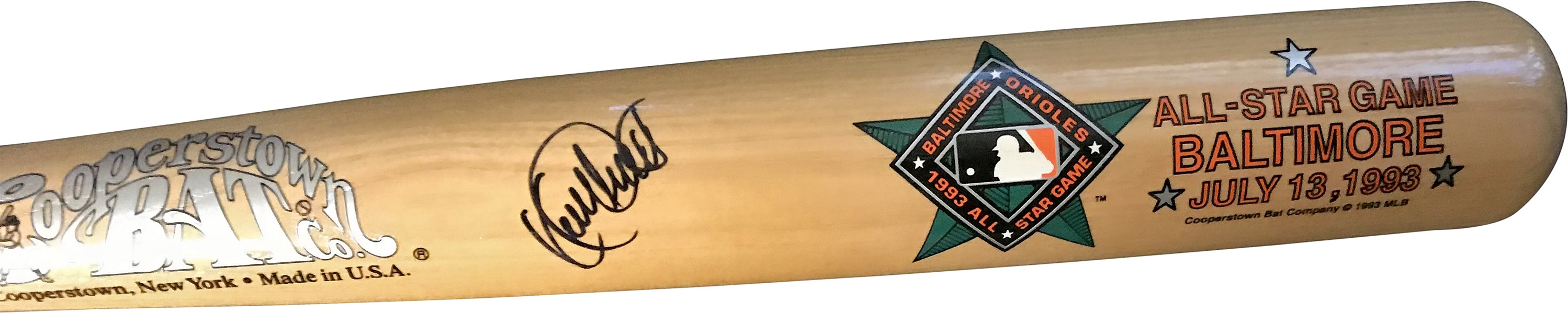 Kirby Puckett Near-Mint Signed 1993 All-Star Game Baseball Bat (JSA)