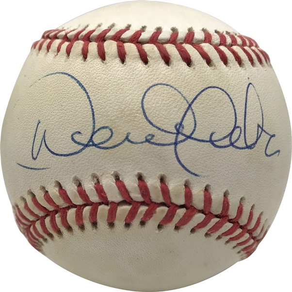 Derek Jeter Rare Pre-Rookie Signed OAL Bobby Brown Baseball (JSA)