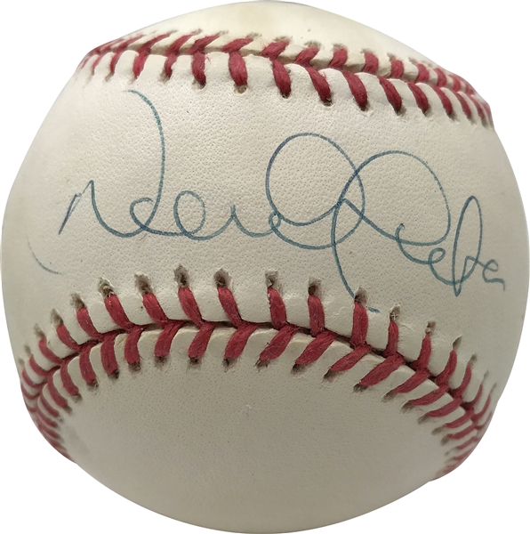 Derek Jeter Rookie-Era Signed 1996 World Series Baseball (JSA)