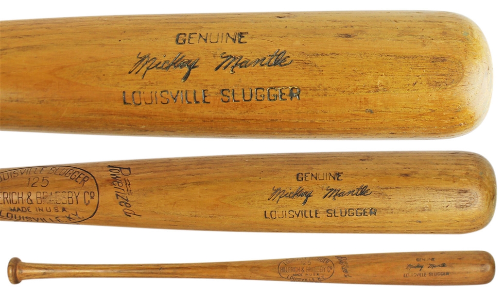 Mickey Mantle 1961 Game Used Louisville Slugger Baseball Bat With PSA DNA  COA - MLB Game Used Bats at 's Sports Collectibles Store