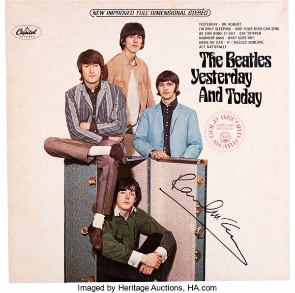 The Beatles: Paul McCartney Signed "Yesterday and Today" Album Cover (REAL/Epperson)