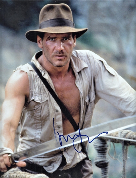 Harrison Ford Signed 11" x 14" Color Photograph from "Indiana Jones" (Beckett/BAS)