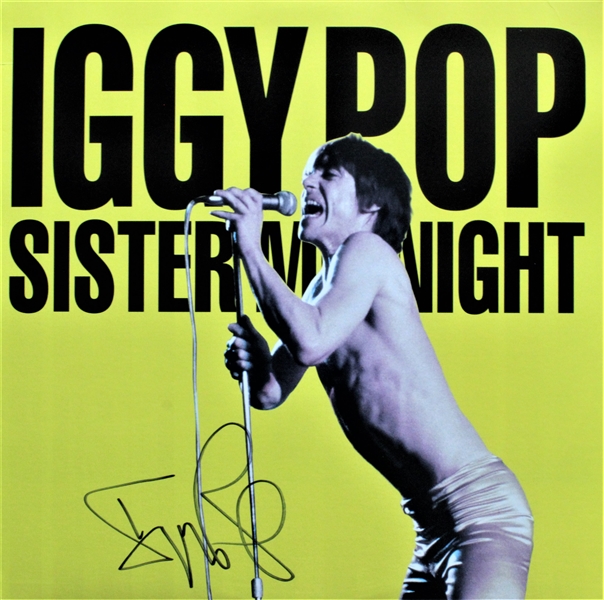 Iggy Pop Signed "Sister Midnight" Record Album (Beckett/BAS)