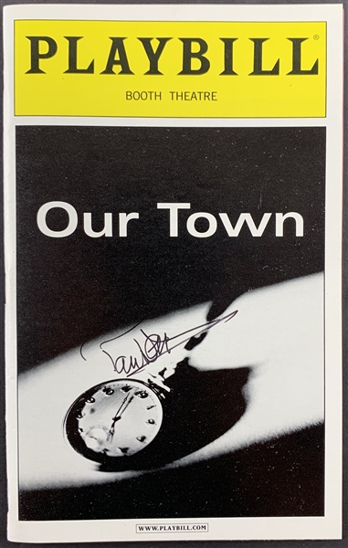Paul Newman Rare Signed "Our Town" Playbill (JSA)