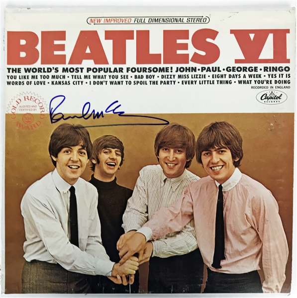The Beatles: Paul McCartney Near-Mint Signed "The Beatles VI" Album (JSA & REAL/Epperson)