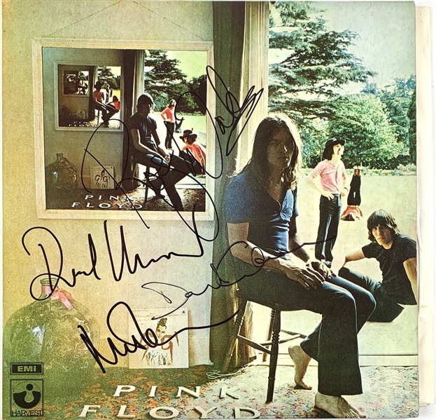 Pink Floyd Group Signed "Ummagumma" Album Cover with Superb Autographs (Beckett/BAS, Epperson/REAL & Floyd Authentics LOAs)