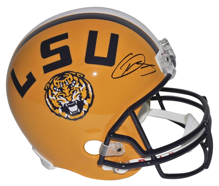 Odell Beckham Jr. Signed LSU Helmet (JSA)