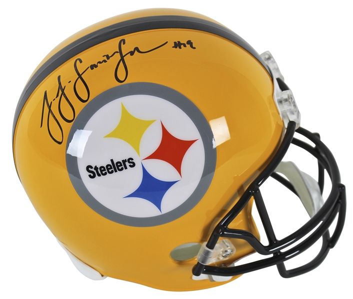JuJu Smith-Schuster Signed Pittsburgh Steelers Helmet (Beckett/BAS)