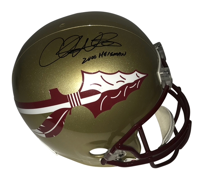 Chris Weinke Signed Florida State Full Size Replica Helmet (JSA)