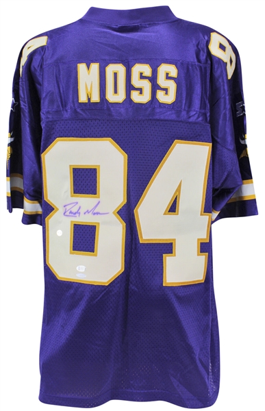 Randy Moss Signed NFL Starter Minnesota Vikings Jersey (Beckett/BAS)