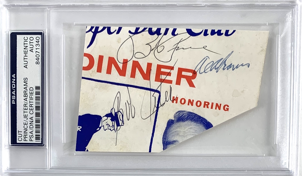 Bob Prince Rare Cut Signature (PSA/DNA Encapsulated)