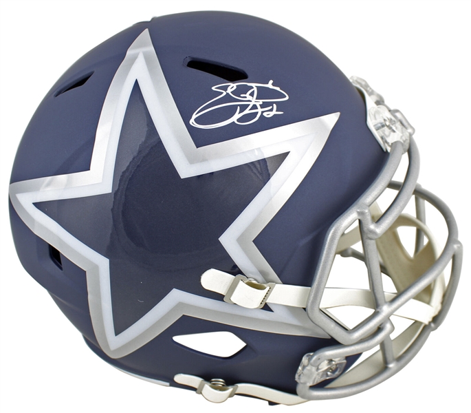 Emmitt Smith Signed Riddell Dallas Cowboys Special AMP Edition Full Size Replica Helmet (Beckett/BAS)