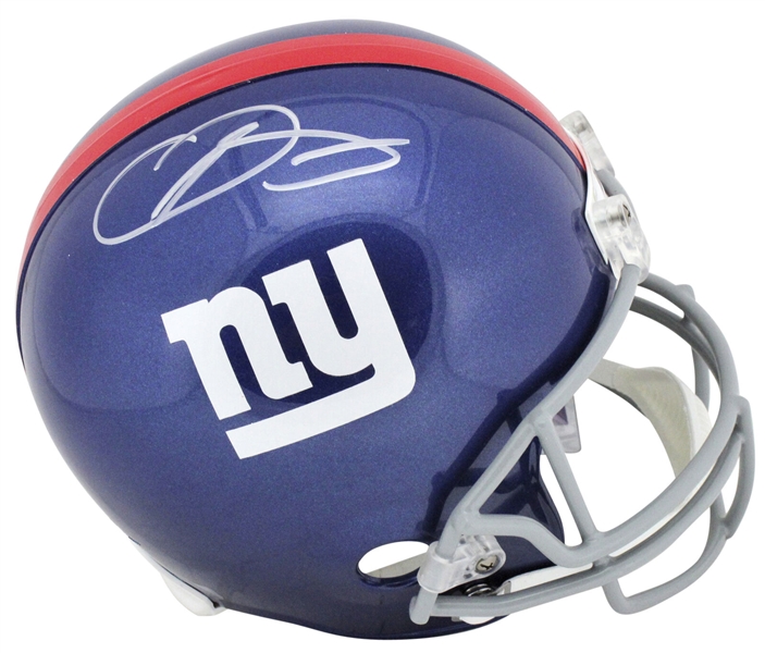 Odell Beckham Jr. Signed Riddell NY Giants Full Size Replica Model Helmet (JSA)