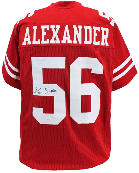Kwon Alexander Signed San Francisco 49ers Style Jersey (JSA)