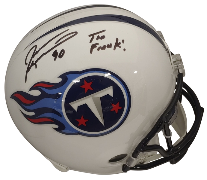 Jevon Kearse Full Sized Tennessee Titans Replica Model Helmet with "The Freak" Inscription (Beckett/BAS)
