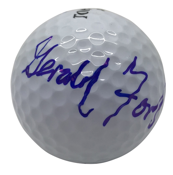 Gerald Ford Rare Signed Golf Ball (Beckett/BAS)