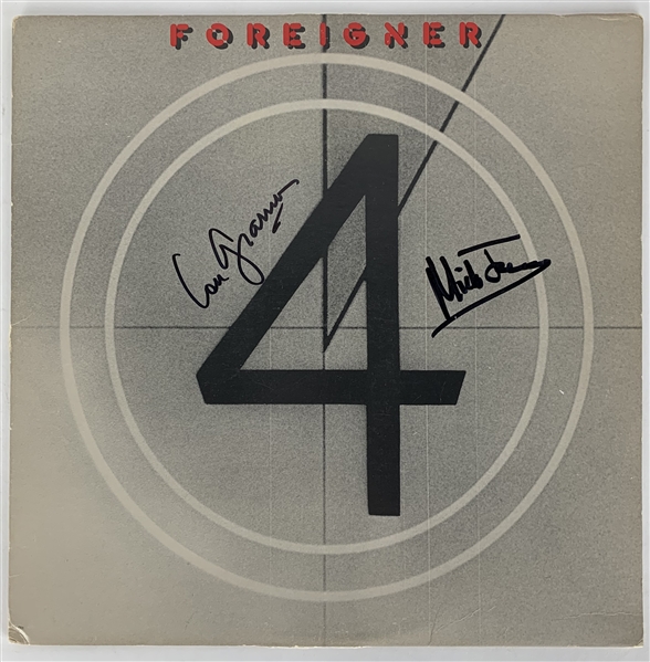 Foreigner: Lou Gramm, Mick Jones Signed "4" Album (JSA)