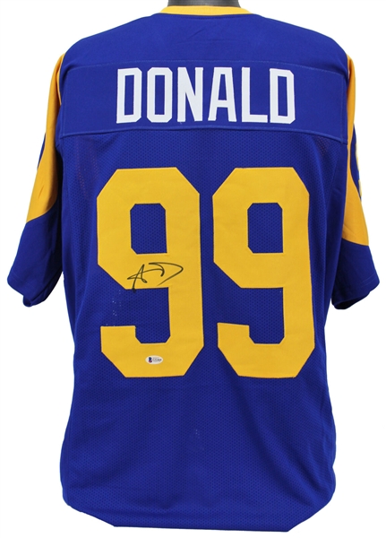 Aaron Donald Signed Los Angeles Rams Jersey (Beckett/BAS)