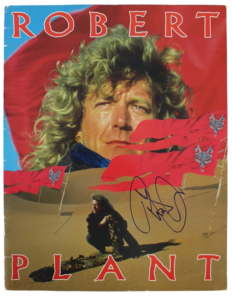 Led Zeppelin: Robert Plant Signed 1988 Tour Program (Beckett/BAS)
