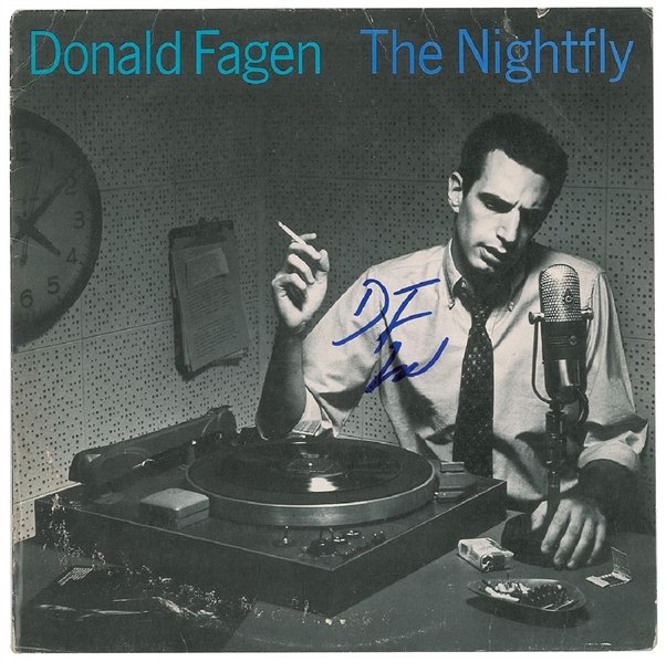 Steely Dan: Donald Fagen Signed Album - "The Nightfly" (John Brennan Collection)(Beckett/BAS Guaranteed)