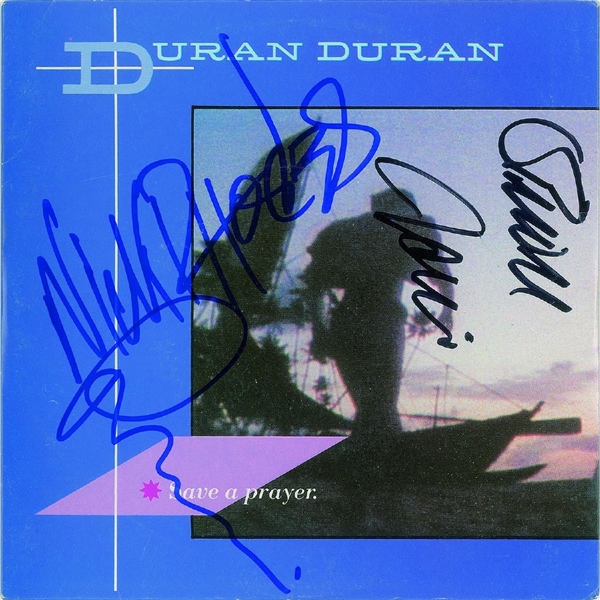Duran Duran Group Signed "Save A Prayer" 45 RPM Record (John Brennan Collection)(Beckett/BAS Guaranteed)