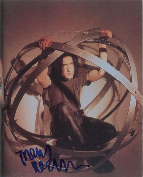 Nine Inch Nails: Trent Reznor Signed 8" x 10" Color Photo with Early Autograph (John Brennan Collection)(Beckett/BAS Guaranteed)