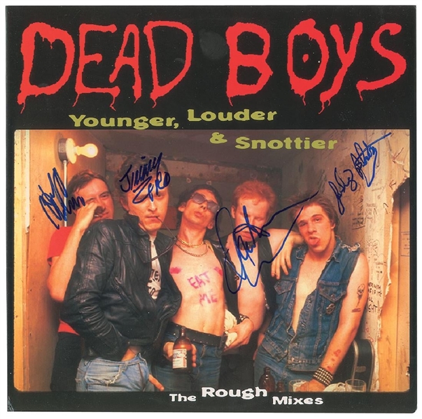 The Dead Boys Signed "Young, Louder & Snottier" Signed Record Album (John Brennan Collection)(Beckett/BAS Guaranteed)