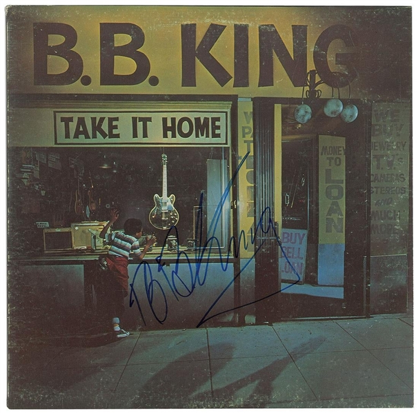 B.B. King Signed "Take it Home" Record Album (John Brennan Collection)(Beckett/BAS Guaranteed)