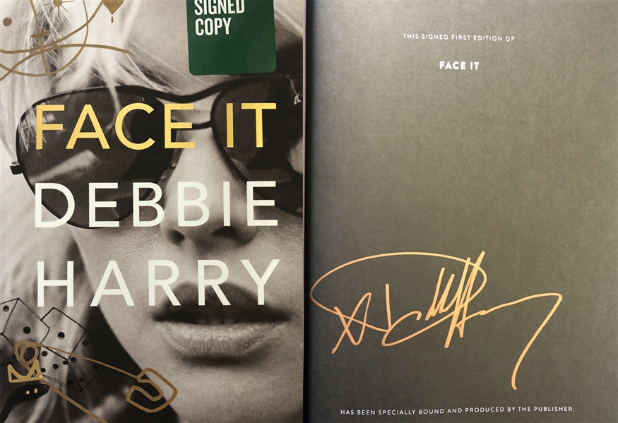 Blondie: Deborah Harry Signed First Edition Book: "Face It" (Beckett/BAS Guaranteed)