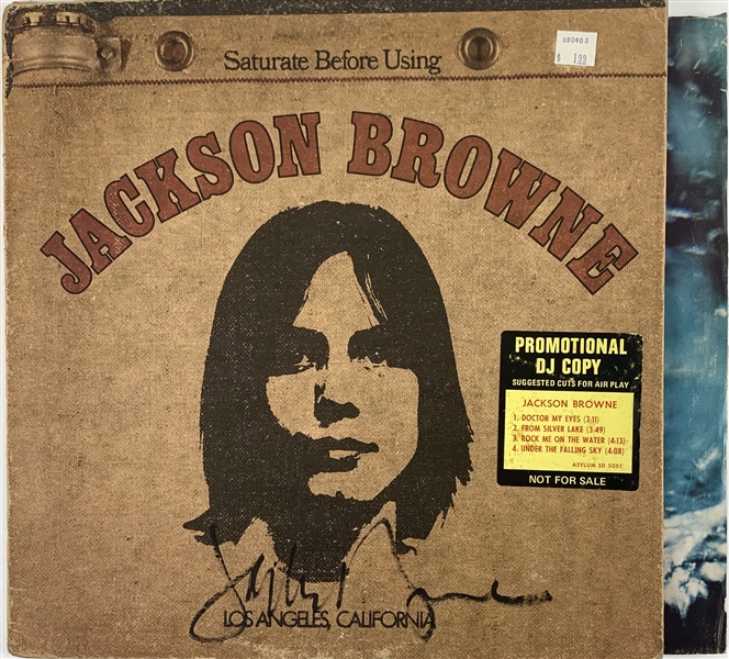 Jackson Brown Signed "Saturate Before Using" Record Album (John Brennan Collection)(Beckett/BAS Guaranteed)