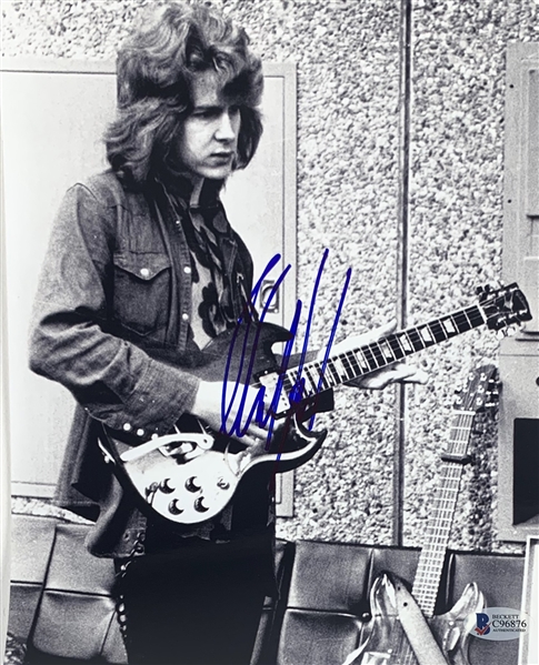 The Rolling Stones: Mick Taylor Signed 8" x 10" B&W Photo (John Brennan Collection)(Beckett/BAS Guaranteed)