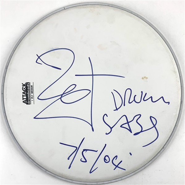 Black Sabbath: Bill Ward Signed 13" Attack Model Drum Head (John Brennan Collection)(Beckett/BAS Guaranteed)
