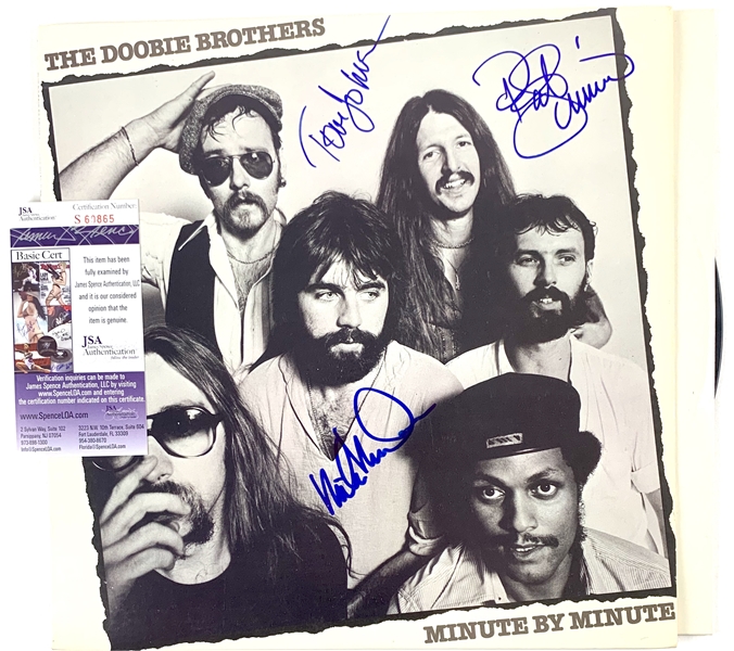 The Doobie Brothers Group Signed "Minute by Minute" Record Album (JSA)