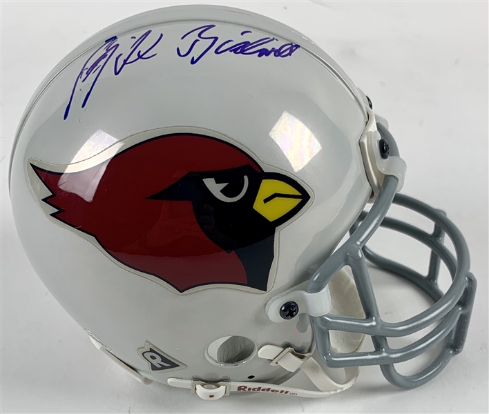 Bill Bidwell RARE Signed Arizona Cardinals Mini Helmet (Beckett/BAS Guaranteed)
