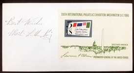 Martin Luther King Jr. Signed 1966 Envelope (JSA)