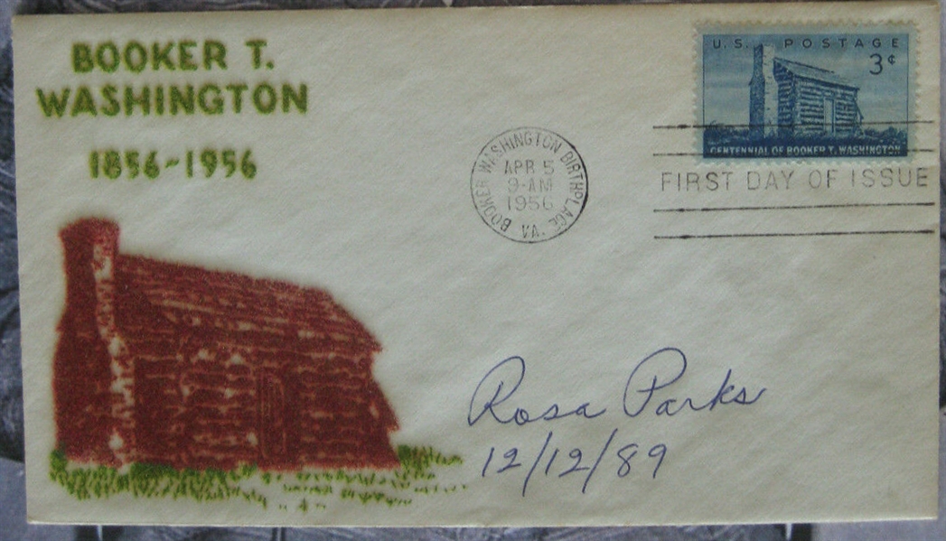 Rosa Parks Signed First Day Cover (Beckett/BAS Guaranteed)