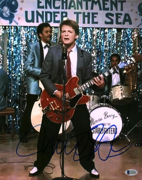Michael J. Fox Signed 11" x 14" Color Photograph (John Brennan Collection)(Beckett/BAS)