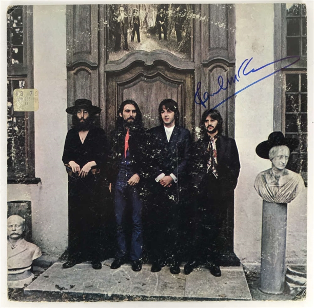 The Beatles: Paul McCartney Signed "Hey Jude" Record Album (Perry Cox)