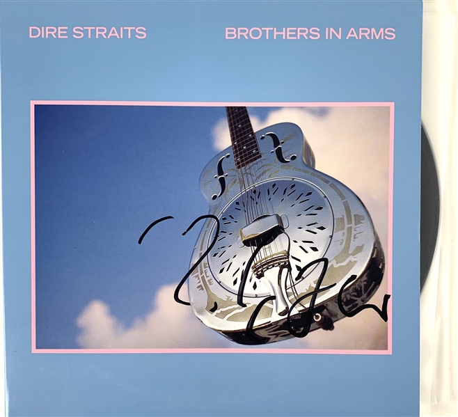 Dire Straits: Mark Knopfler Signed Special Edition 180-Gram Re-Issue Album for "Brothers in Arms" (Beckett/BAS)