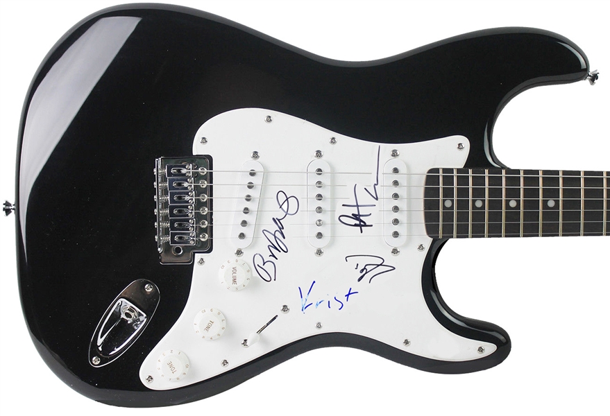 Nirvana Surviving Members Signed Stratocaster Style Electric Guitar (JSA)