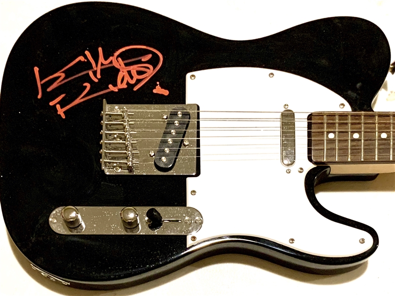 The Rolling Stones: Keith Richards Signed Telecaster Style Guitar with Desirable "On the Body" Autograph (John Brennan Collection)(Beckett/BAS Guaranteed)