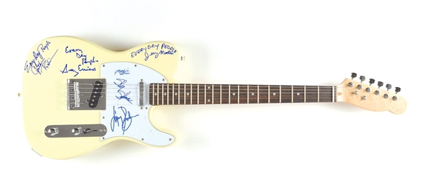 Sly & the Family Stone Group Signed Telecaster Style Guitar (Beckett/BAS)